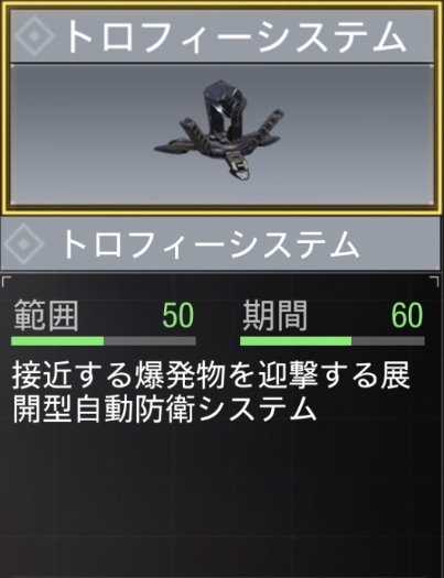 トロフィーシステム