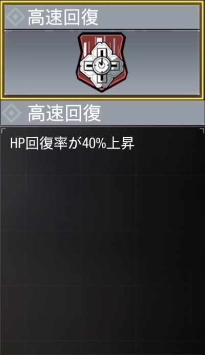 高速回復
