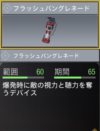 フラッシュバングレネード